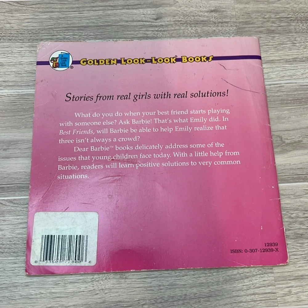 1996 DEAR BARBIE GOLDEN BOOK BEST FRIENDS MARY PACKARD golden books